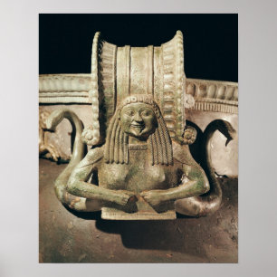 Krater, Detail des Handles Poster