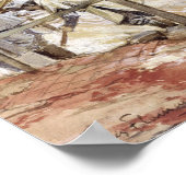 Krater in Ham-Saint-Quentin Poster (Ecke)