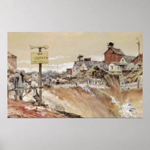 Krater in Ham-Saint-Quentin Poster