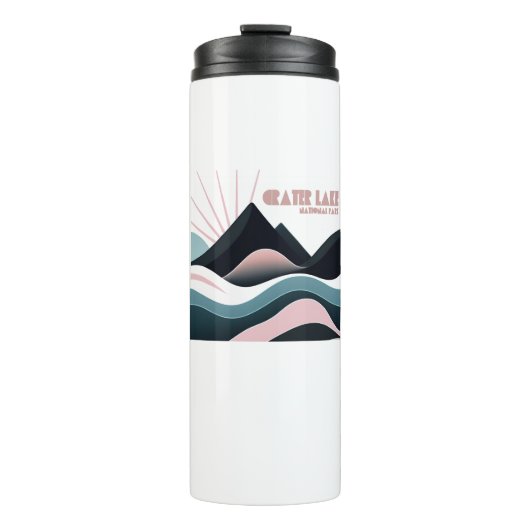 Krater Lake National Park Kolored Hills Thermosbecher (Vorderseite)