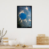 Krater Lake National Park, Oregon Satellitenposte Poster (Küche)