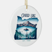 Krater Lake National Park Souvenir Geschenk Keramik Ornament (Rechts)