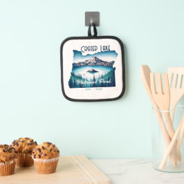 Krater Lake National Park Souvenir Geschenk Topflappen