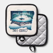 Krater Lake National Park Souvenir Geschenk Topflappen (Vorderseite/Rückseite)