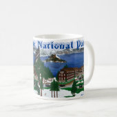 Krater Lake National Park und Lodge Tasse (VorderseiteRechts)