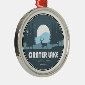 Krater Lake Nationalpark Dez Ornament Aus Metall (Rechts)