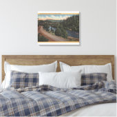 Krater Lake, Oregon - Oberer Rogue Leinwanddruck (Insitu (Schlafzimmer))