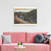 Krater Lake, Oregon - Oberer Rogue Leinwanddruck (Insitu (Wohnzimmer))