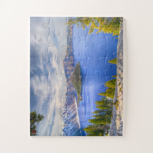 Krater Lake Oregon Puzzle (Vertikal)