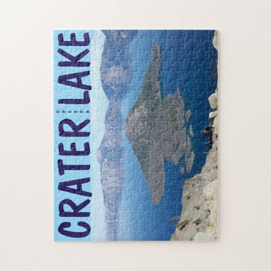 Krater Lake Oregon Puzzle (Vertikal)