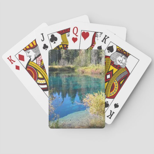 Krater Lake Oregon Spielkarten (Rückseite)
