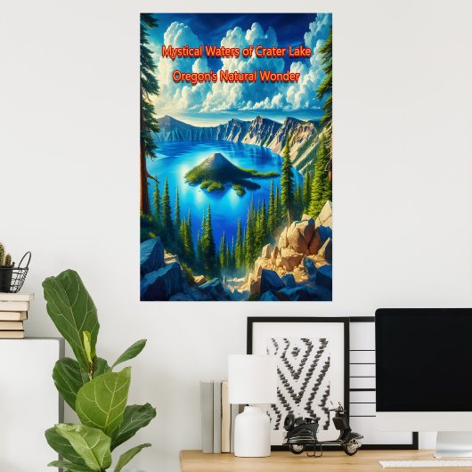 Krater Lake Serenity Poster (Heimbüro)