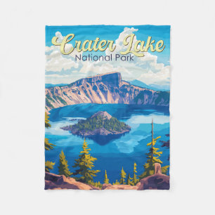 Krater Nationalpark California Fleecedecke