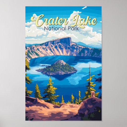 Krater Nationalpark California Poster (Vorne)