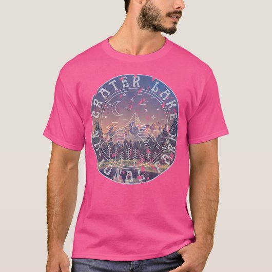 Krater Nationalpark California T-Shirt (Vorderseite)