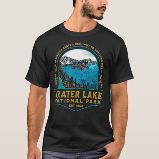 Krater Nationalpark California T-Shirt (Vorderseite)