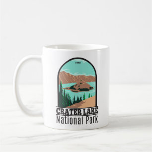 Krater Nationalpark California Vintag Kaffeetasse
