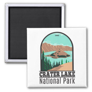 Krater Nationalpark California Vintag Magnet