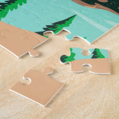 Krater Nationalpark California Vintag Puzzle (Seite)