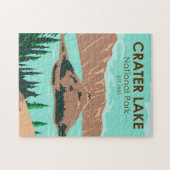 Krater Nationalpark California Vintag Puzzle (Horizontal)