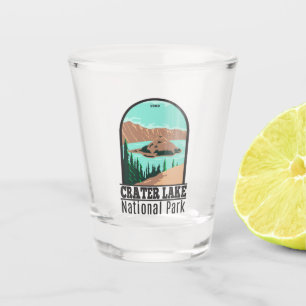 Krater Nationalpark California Vintag Schnapsglas