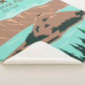 Krater Nationalpark California Vintag Sherpadecke (3/4)