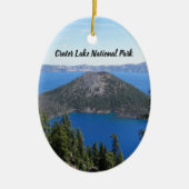 Krater Nationalpark Krater See Insel Keramik Ornament (Vorne)