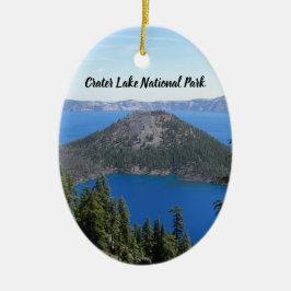 Krater Nationalpark Krater See Insel Keramik Ornament