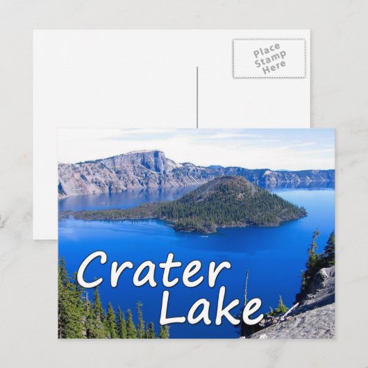 Krater Postkarte (Vorne/Hinten)