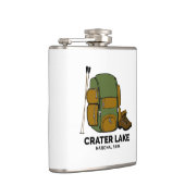 Krater-See-Nationalpark - Rucksack Flachmann (Rechts)