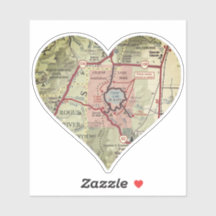 Krater See Vintage Karte