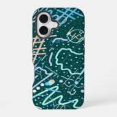 Krater und Kometen iPhone 16 Hülle (Rückseite)