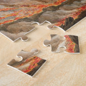 Krater vom Vesuv von einem ursprünglichen Zeichnen Puzzle (Seite)