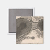 Krater von Kilauea, Hawaii Magnet (Vorderseite/Rückseite)