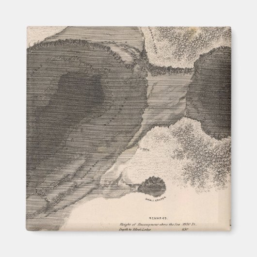 Krater von Kilauea, Hawaii Magnet (Vorne)