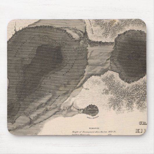 Krater von Kilauea, Hawaii Mousepad (Vorne)