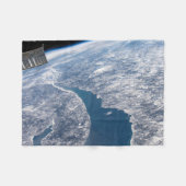 Krater von Manicouagan und der Fluss St. Lawrence Fleecedecke (Vorderseite (Horizontal))