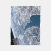 Krater von Manicouagan und der Fluss St. Lawrence Fleecedecke (Vorderseite)