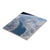 Krater von Manicouagan und der Fluss St. Lawrence Fliese (Seite)