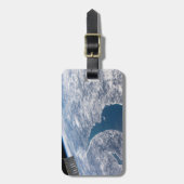 Krater von Manicouagan und der Fluss St. Lawrence Gepäckanhänger (Vorderseite vertikal)