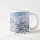 Krater von Manicouagan und der Fluss St. Lawrence Jumbo-Tasse (Rechts)