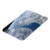 Krater von Manicouagan und der Fluss St. Lawrence Magnet (Linke Seite)