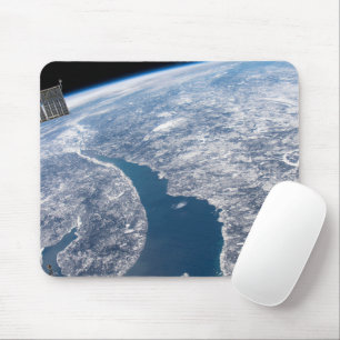 Krater von Manicouagan und der Fluss St. Lawrence Mousepad