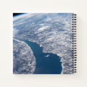 Krater von Manicouagan und der Fluss St. Lawrence Notizblock (Rückseite)