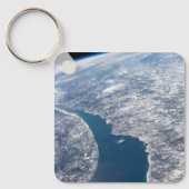 Krater von Manicouagan und der Fluss St. Lawrence Schlüsselanhänger (Vorderseite)