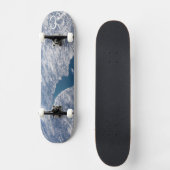 Krater von Manicouagan und der Fluss St. Lawrence Skateboard (Vorderseite)