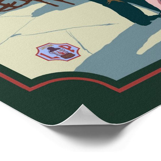 Kratersee - Charles Lindbergh Flight - Poster (Ecke)