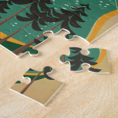 Kratersee Kanada Reiseplakat Puzzle (Seite)