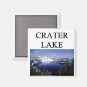 Kratersee Magnet (Vorderseite/Rückseite)