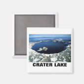 Kratersee Magnet (Vorderseite/Rückseite)